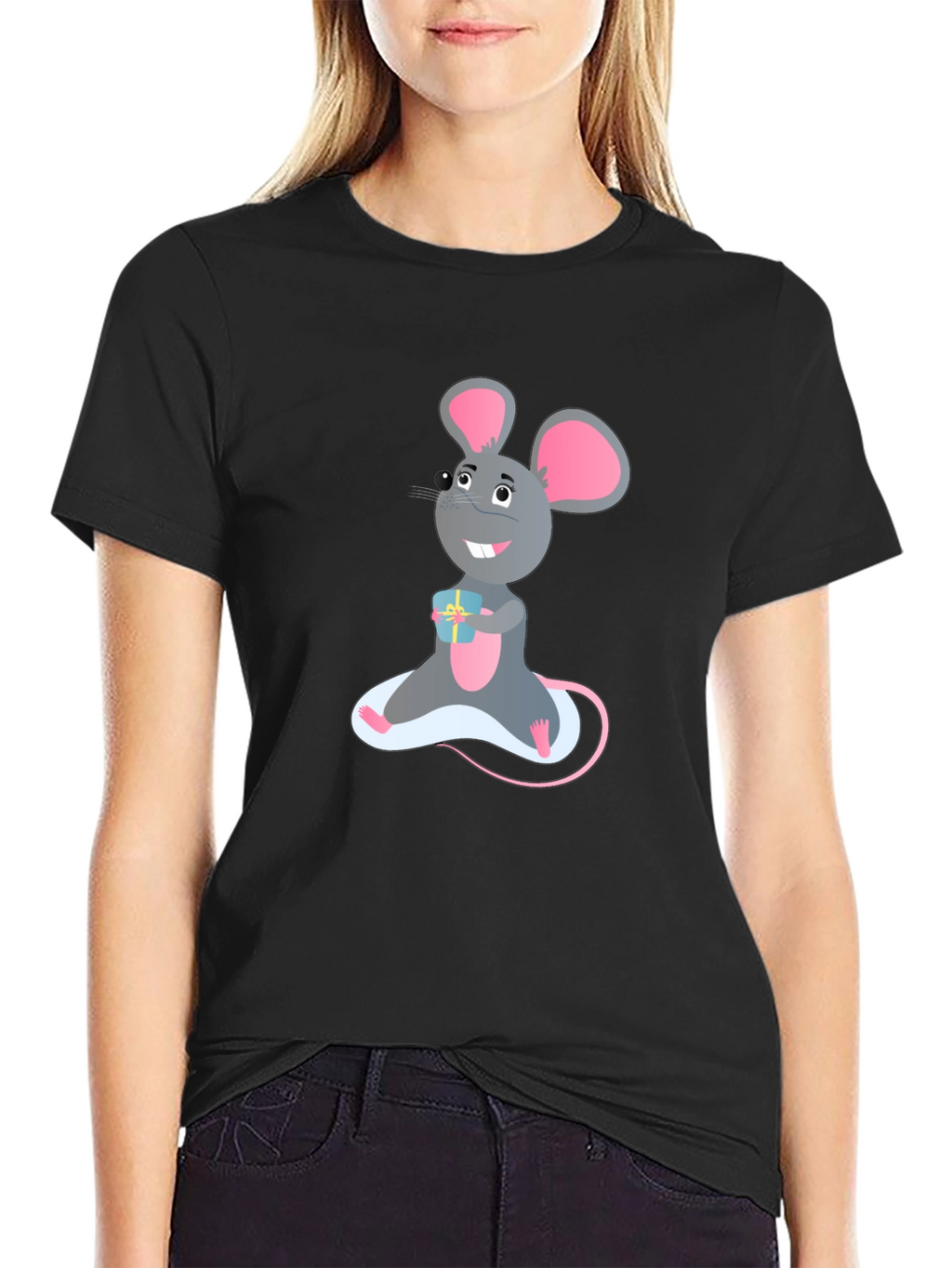 Cartoon Mouse T-Shirt - Unique Graphic Tee