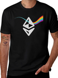 Ethereum Prism T-Shirt - Crypto Rainbow