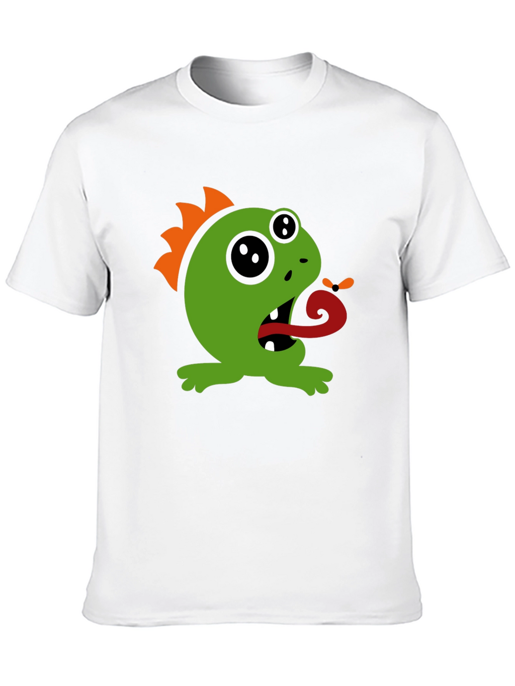Monster Graphic Tee - Black Cotton T-Shirt