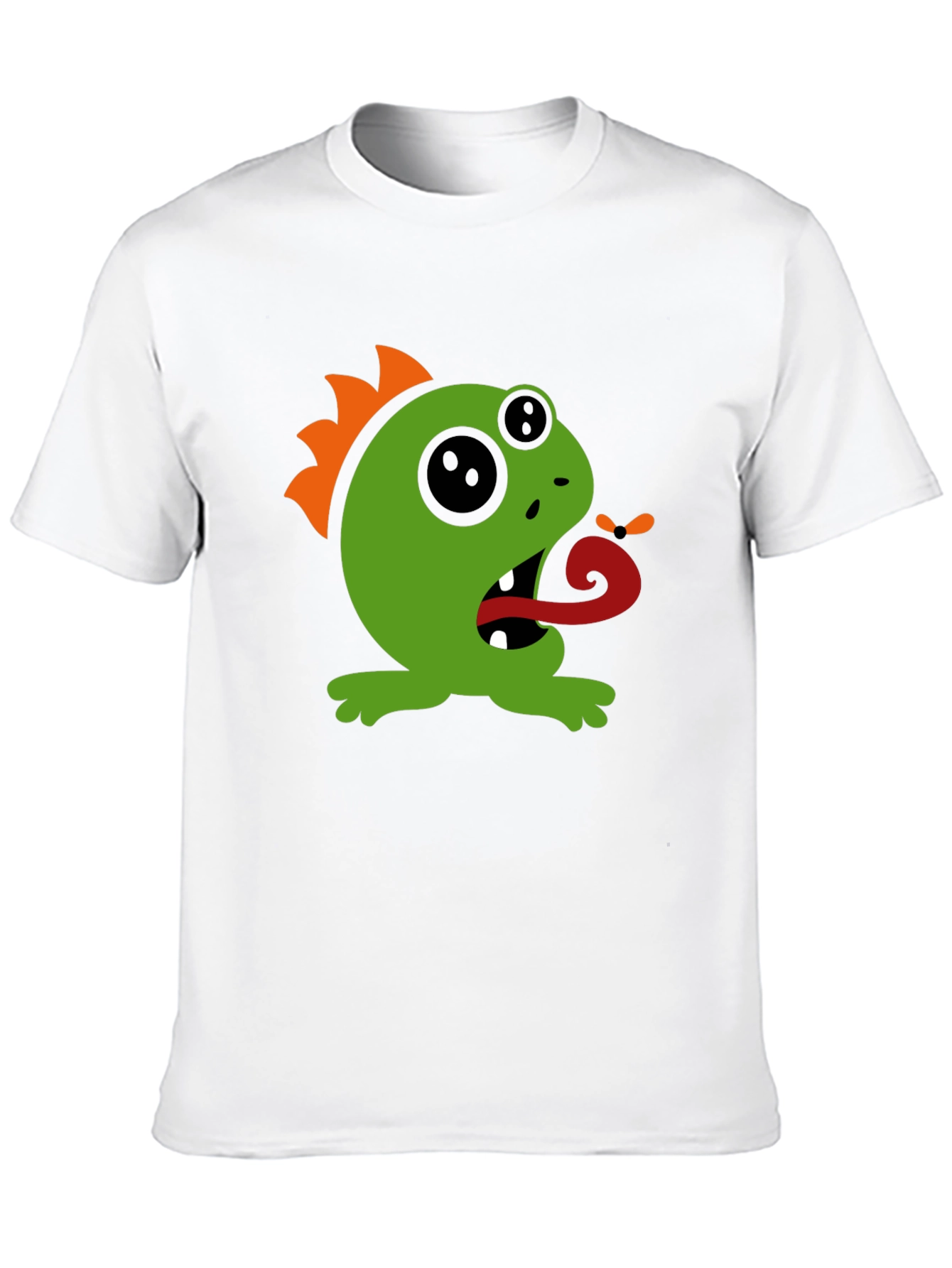 Monster Graphic Tee - Black Cotton T-Shirt