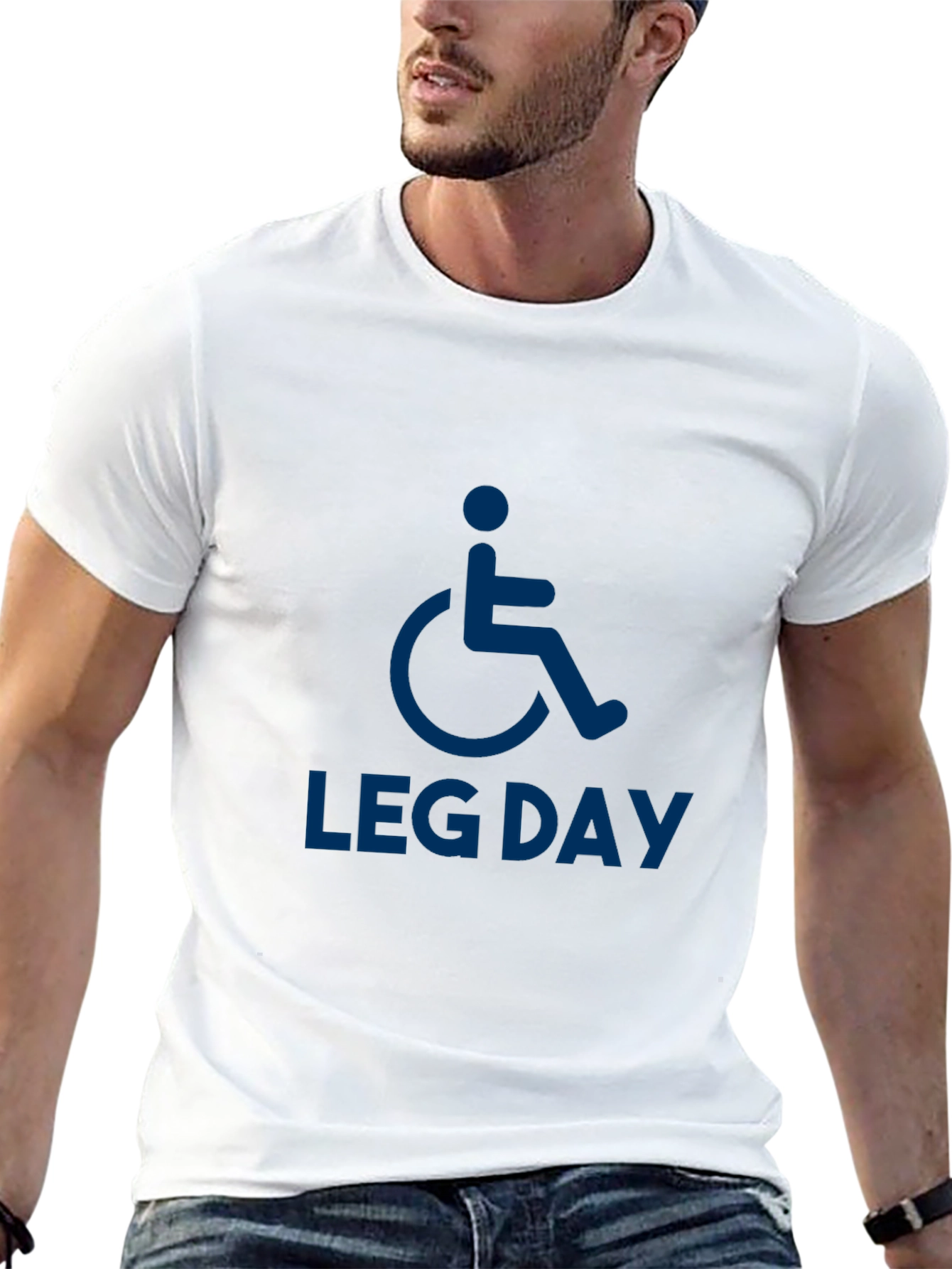 Leg Day T-Shirt - Wheelchair Design