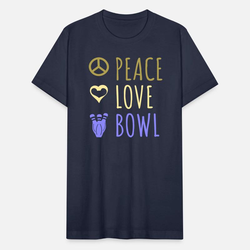 Peace Love Bowl Ten Pin Bowler