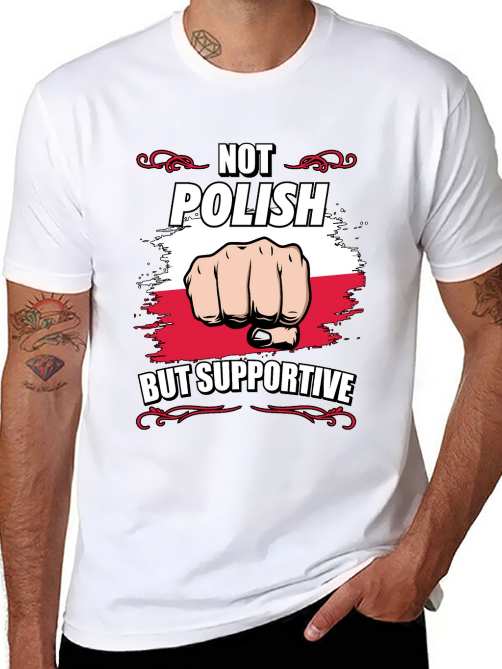 Not Polish But Supportive T-Shirt