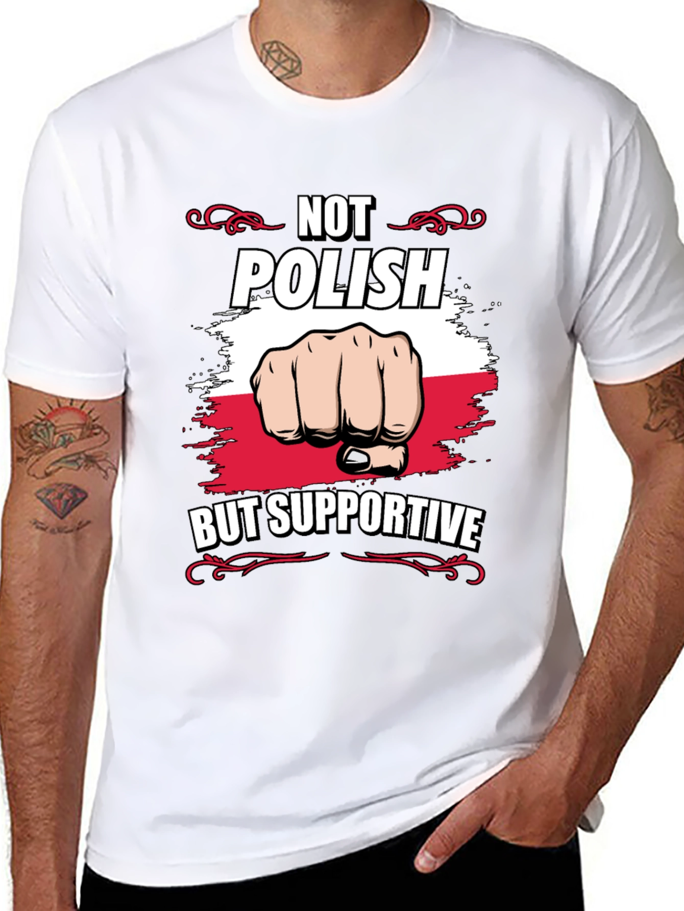 Not Polish But Supportive T-Shirt