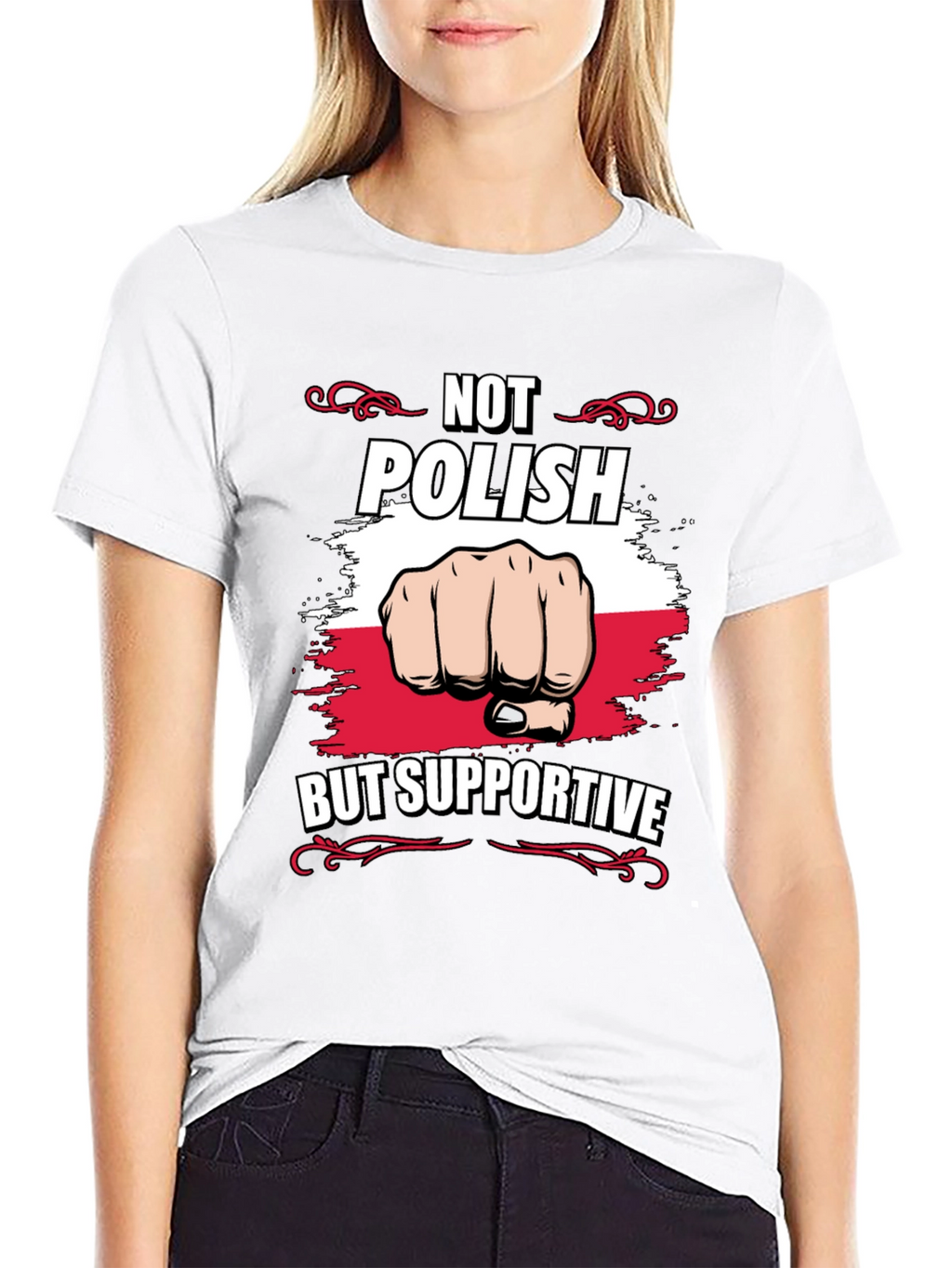 Not Polish But Supportive T-Shirt