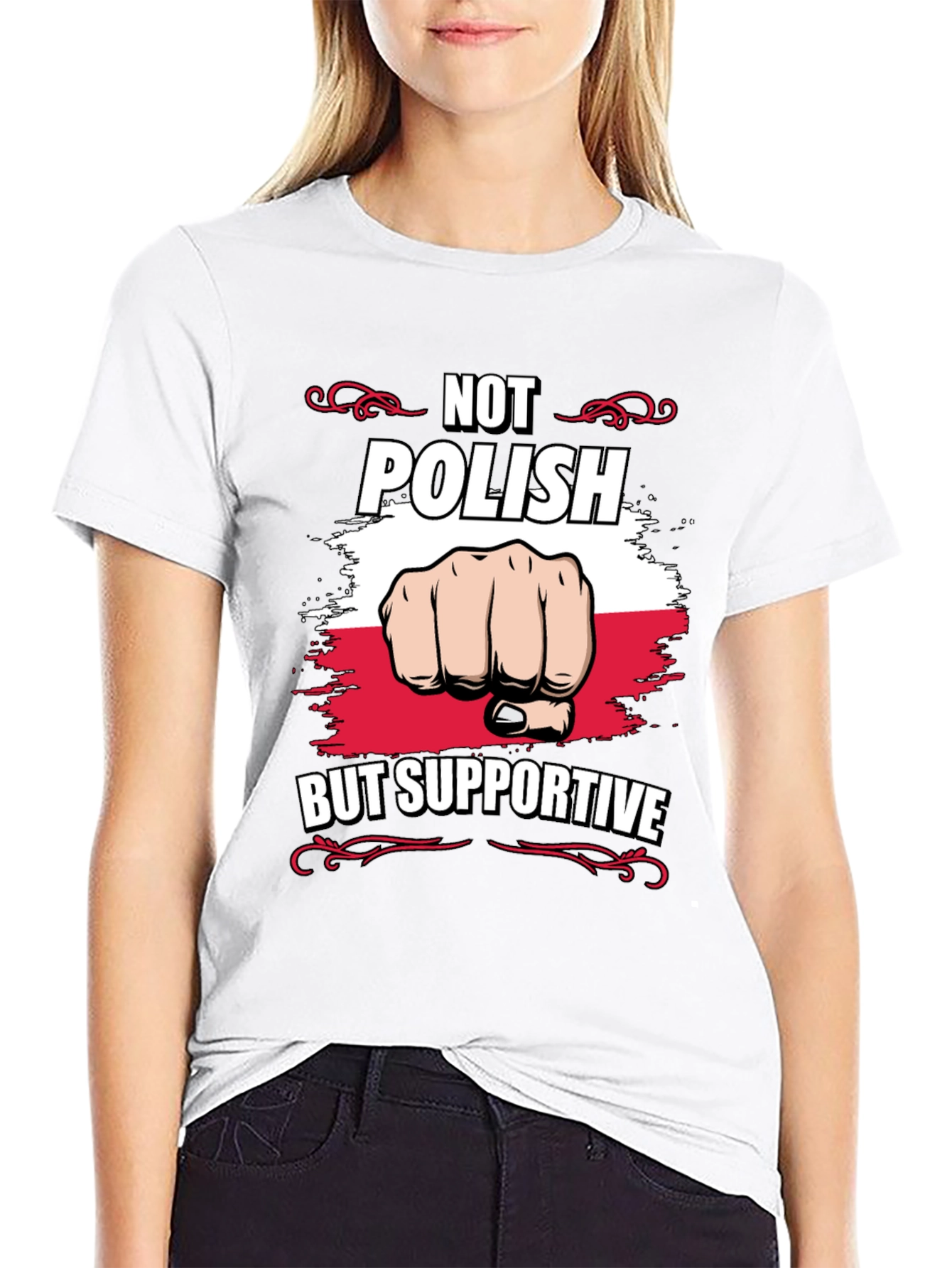 Not Polish But Supportive T-Shirt