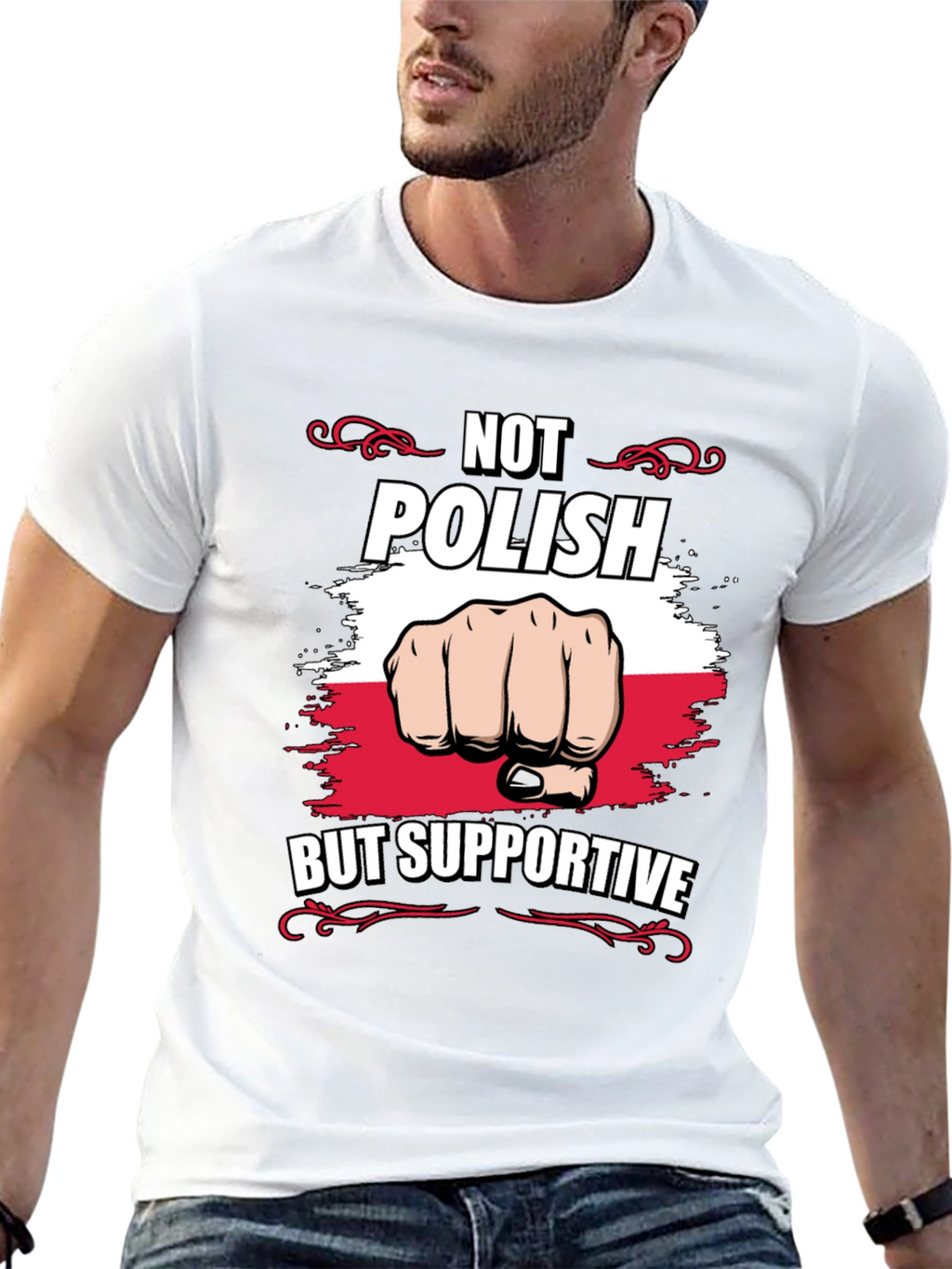 Not Polish But Supportive T-Shirt