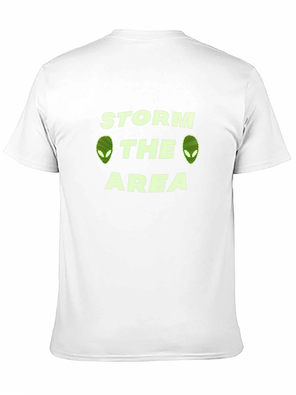 Storm The Area Alien Graphic T-Shirt - Black