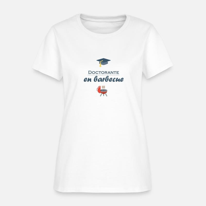 PhD student in barbecue woman fun humor