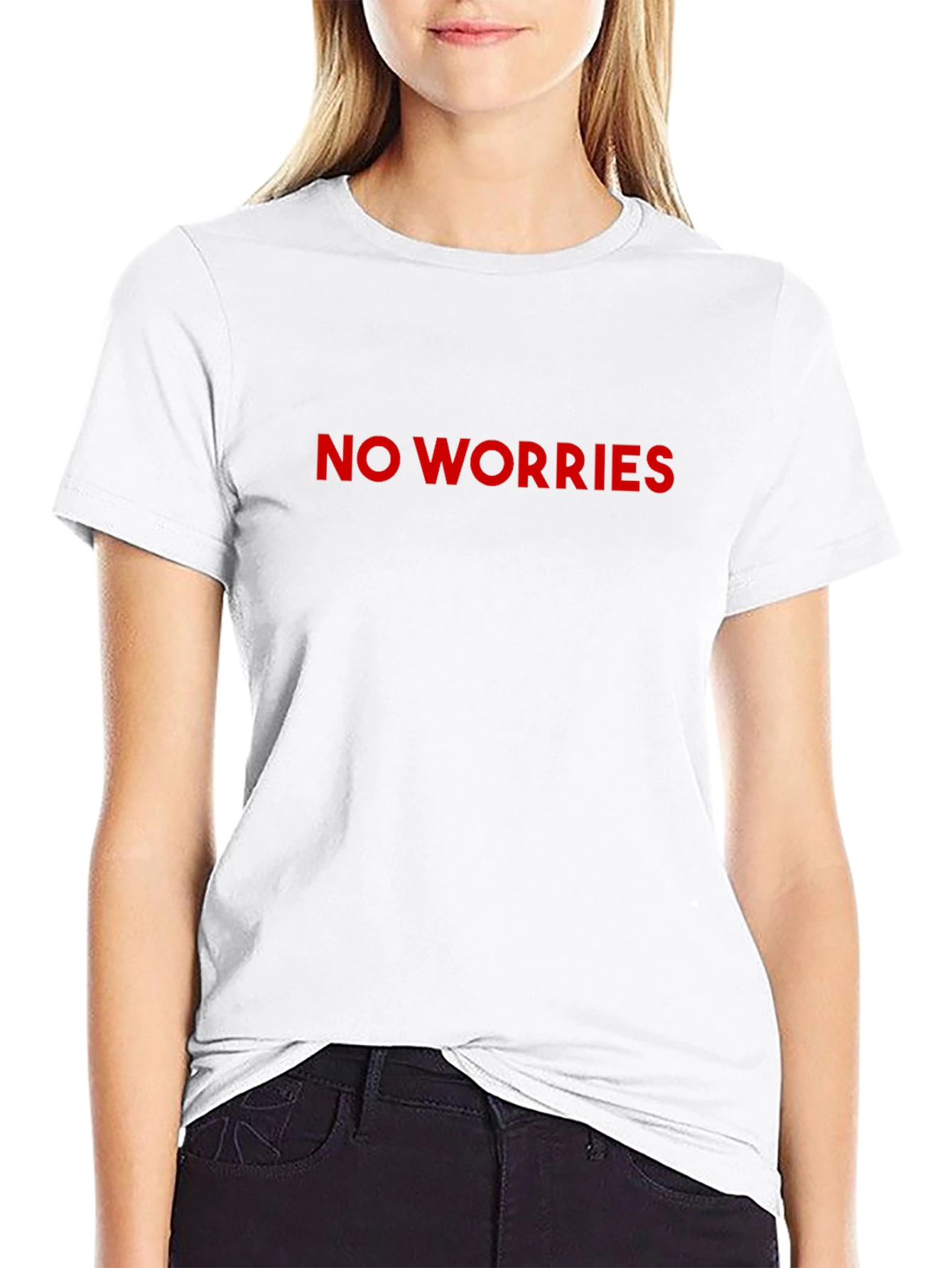 No Worries Graphic Tee - Classic Comfort