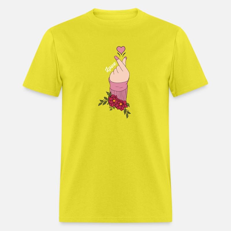 Pink Floral Snap Heart Love