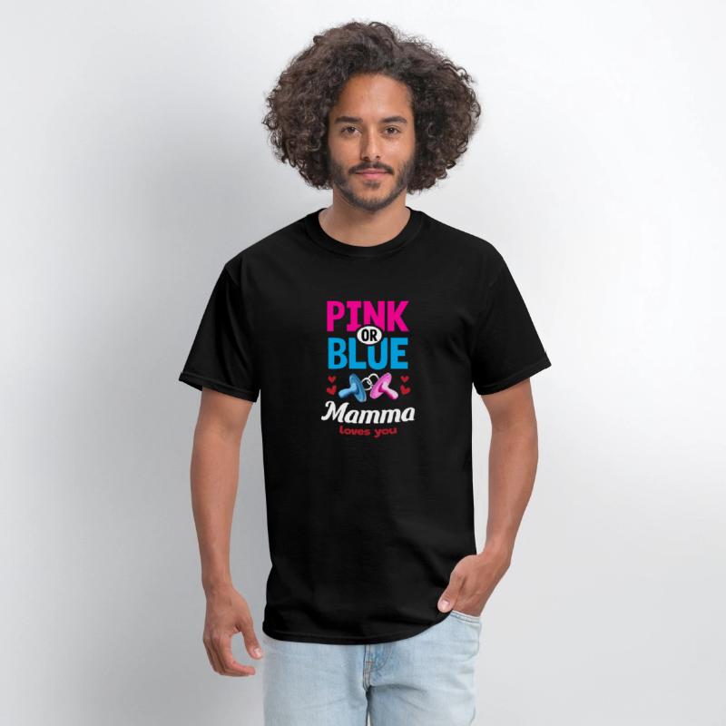 Pink or Blue Mamma Loves You Gender Reveal Party