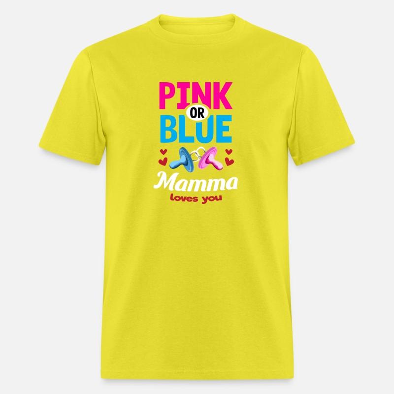 Pink or Blue Mamma Loves You Gender Reveal Party