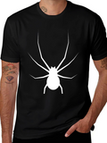 Spider Graphic T-Shirt - Black
