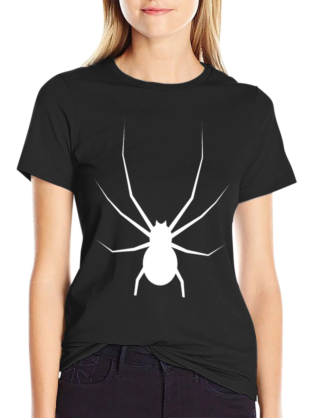 Spider Graphic T-Shirt - Black