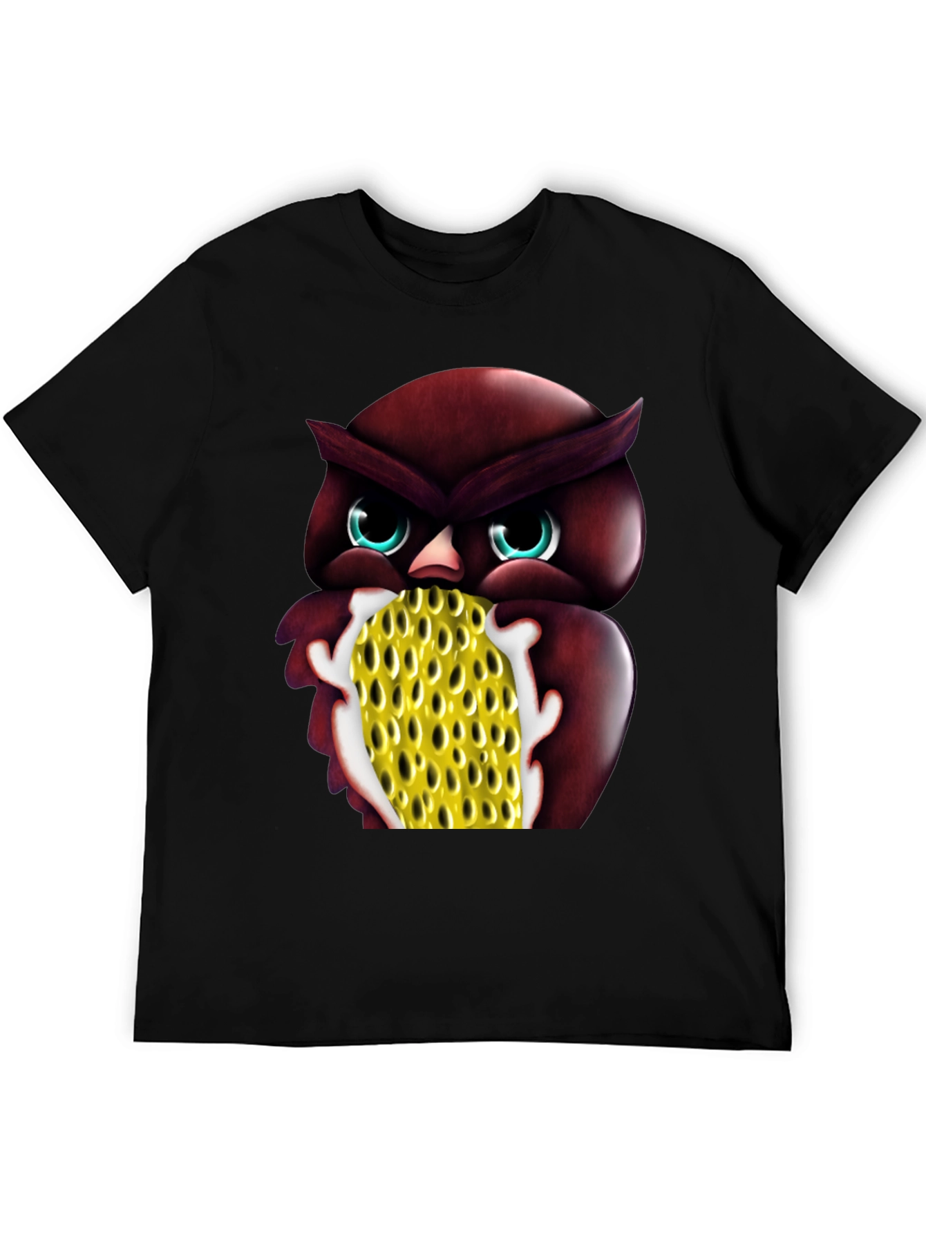 Owl Corn T-Shirt - Unique Graphic Tee