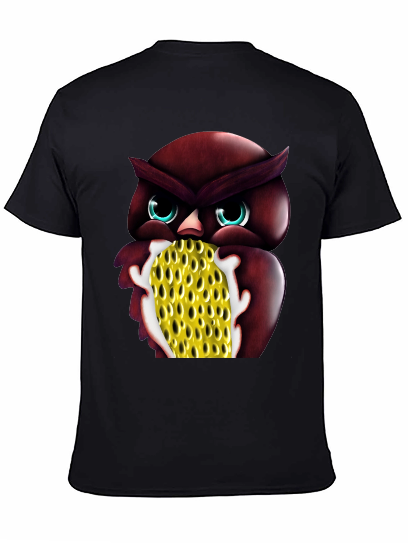 Owl Corn T-Shirt - Unique Graphic Tee