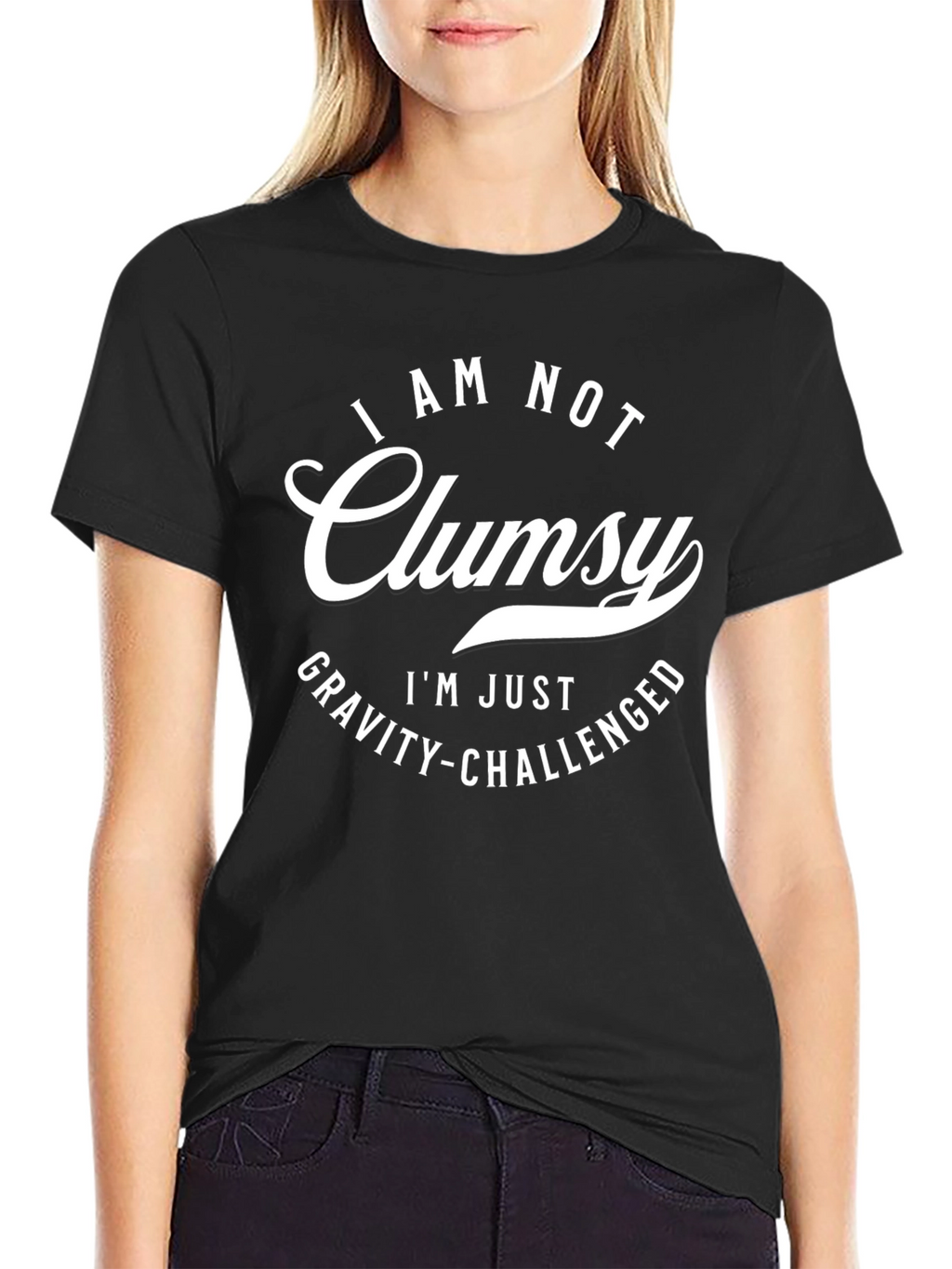 Funny Gravity Challenged Graphic T-Shirt