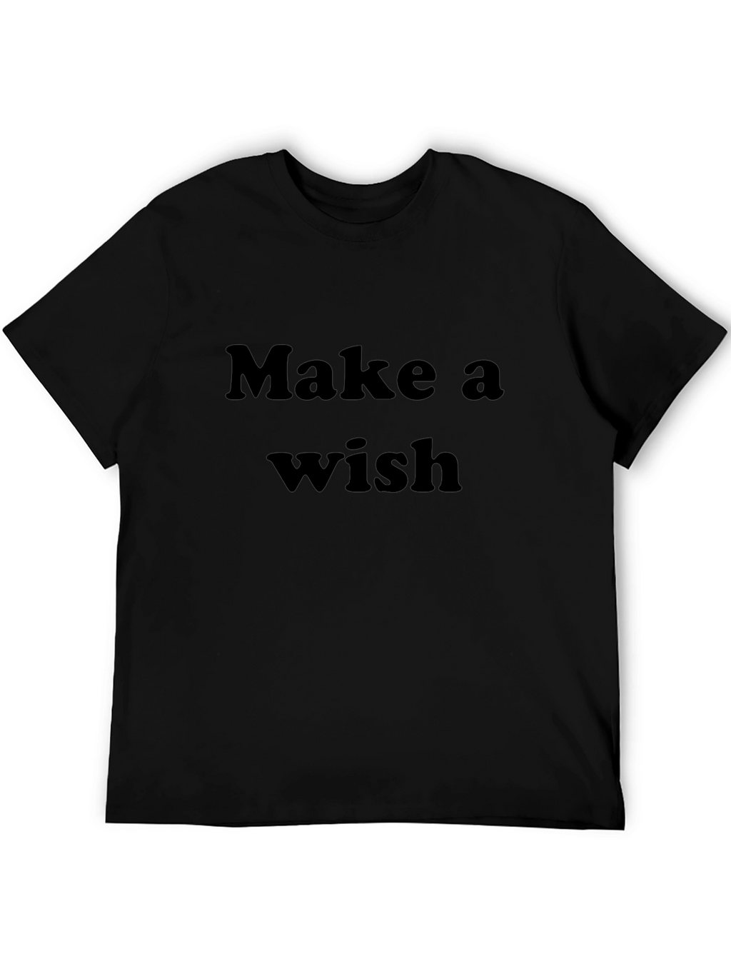 Make a Wish Black T-Shirt - Unisex