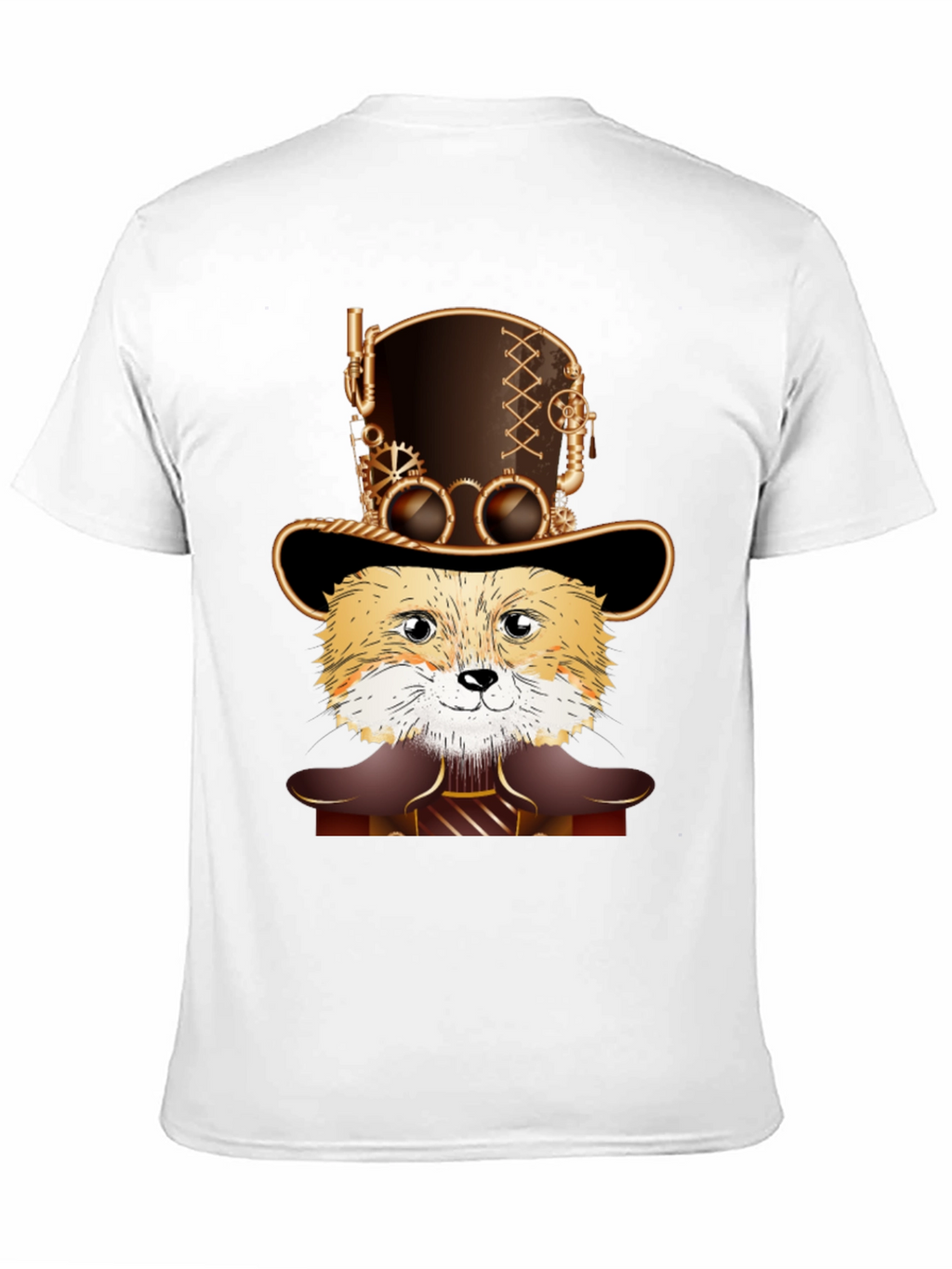 Steampunk Fox T-Shirt - Unique Design