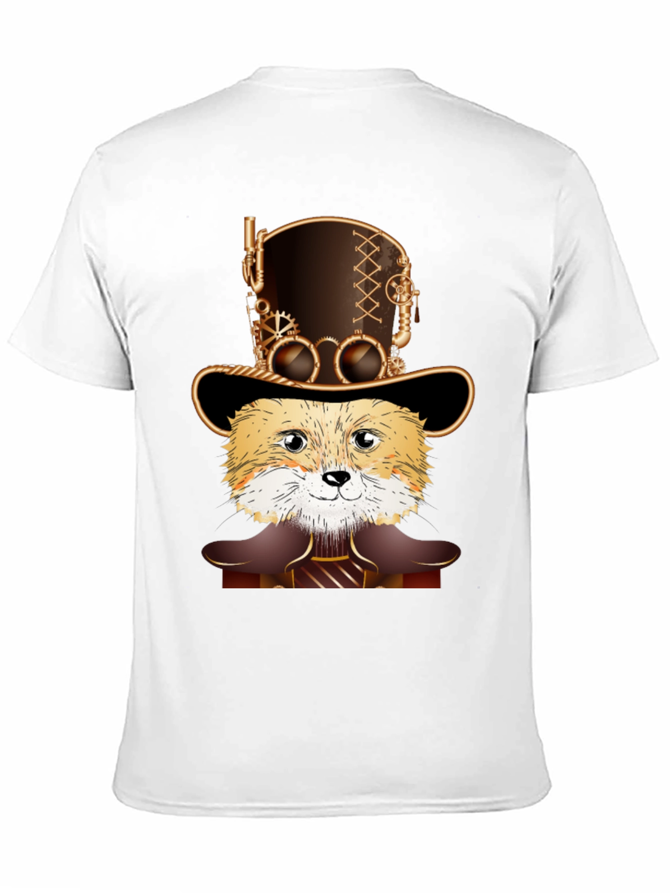 Steampunk Fox T-Shirt - Unique Design