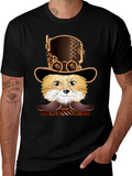 Steampunk Fox T-Shirt - Unique Design