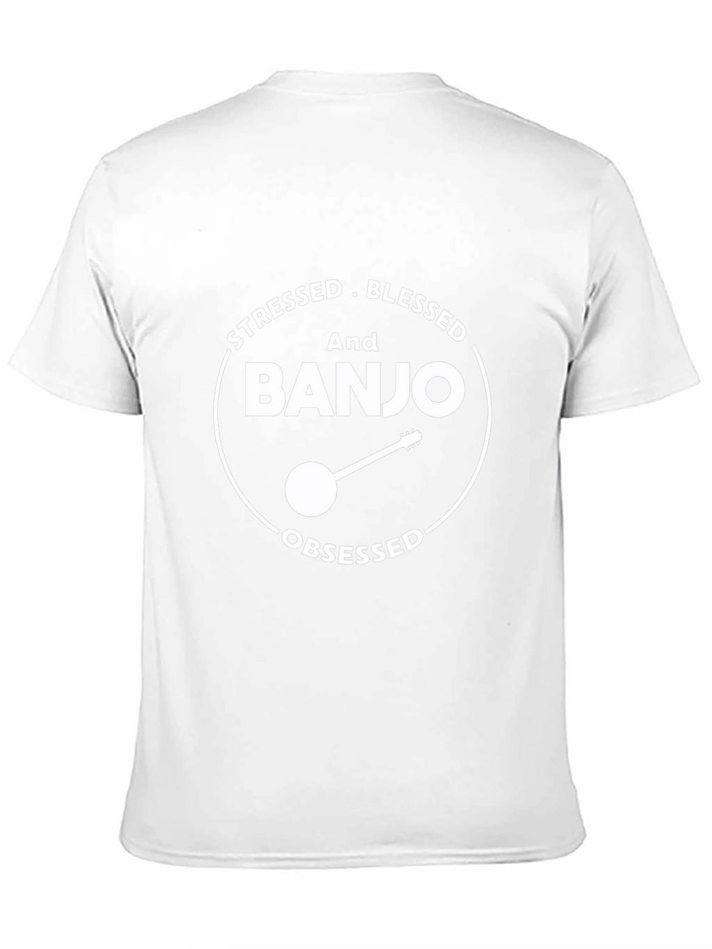 Stressed Blessed Banjo Obsessed T-Shirt