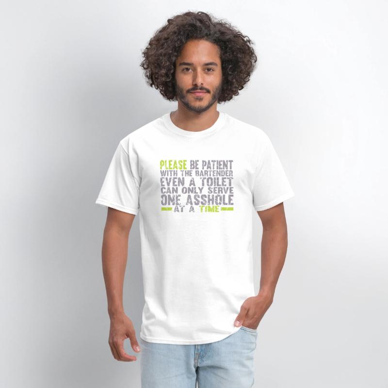 Please Be Patient With the Bartender Funny T Shirt