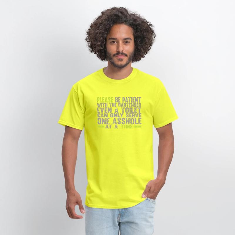 Please Be Patient With the Bartender Funny T Shirt