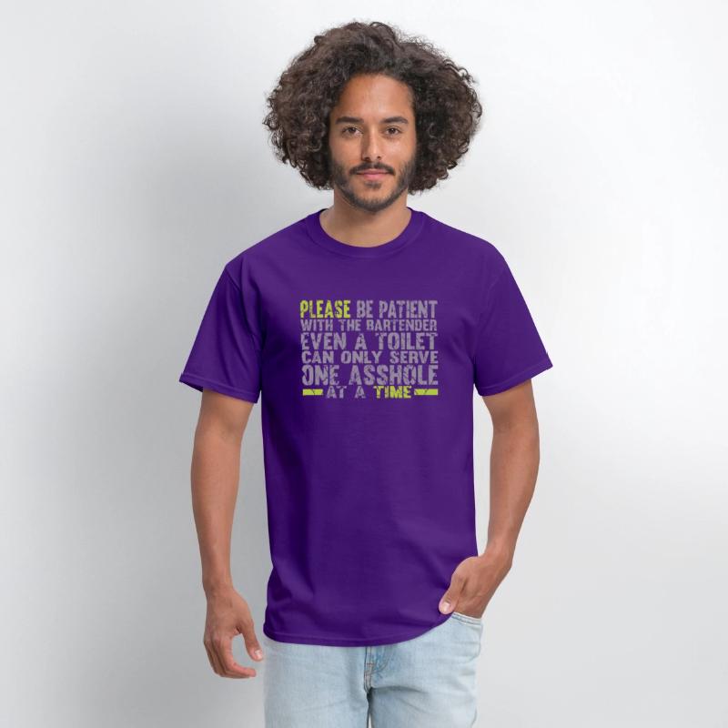 Please Be Patient With the Bartender Funny T Shirt