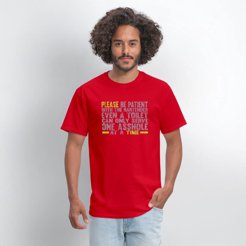 Please Be Patient With the Bartender Funny T Shirt