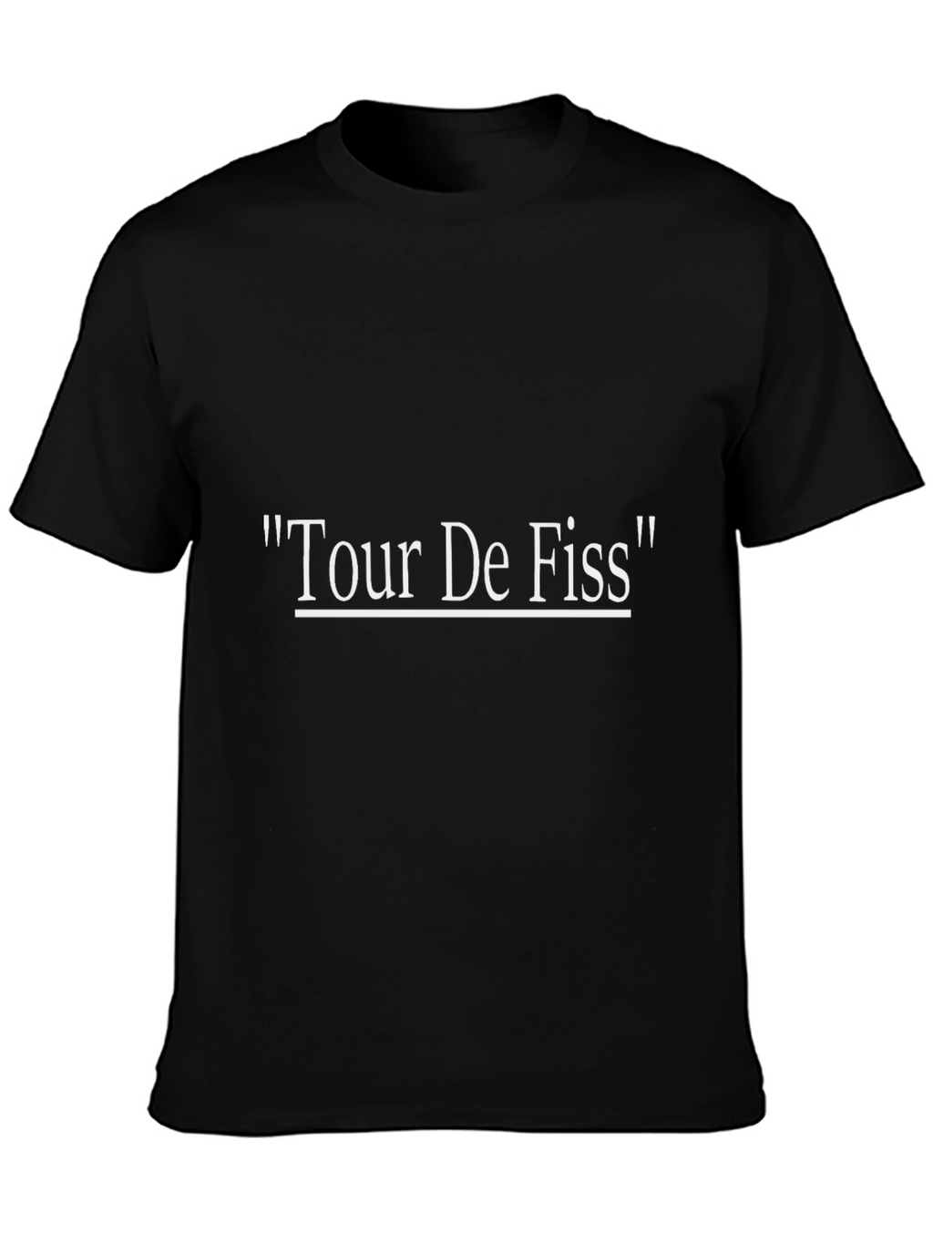Tour De Fiss Black Graphic T-Shirt