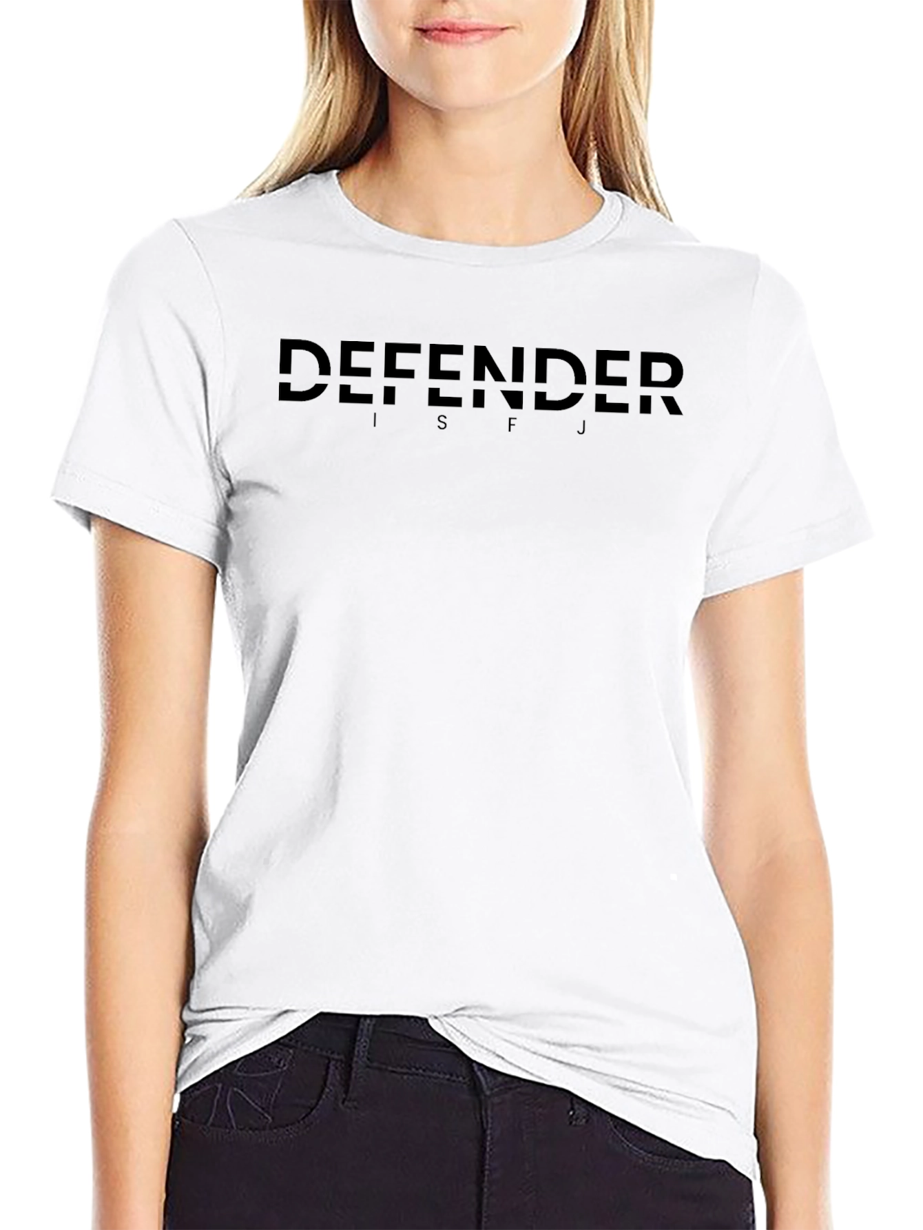 Defender ISFJ Black T-Shirt