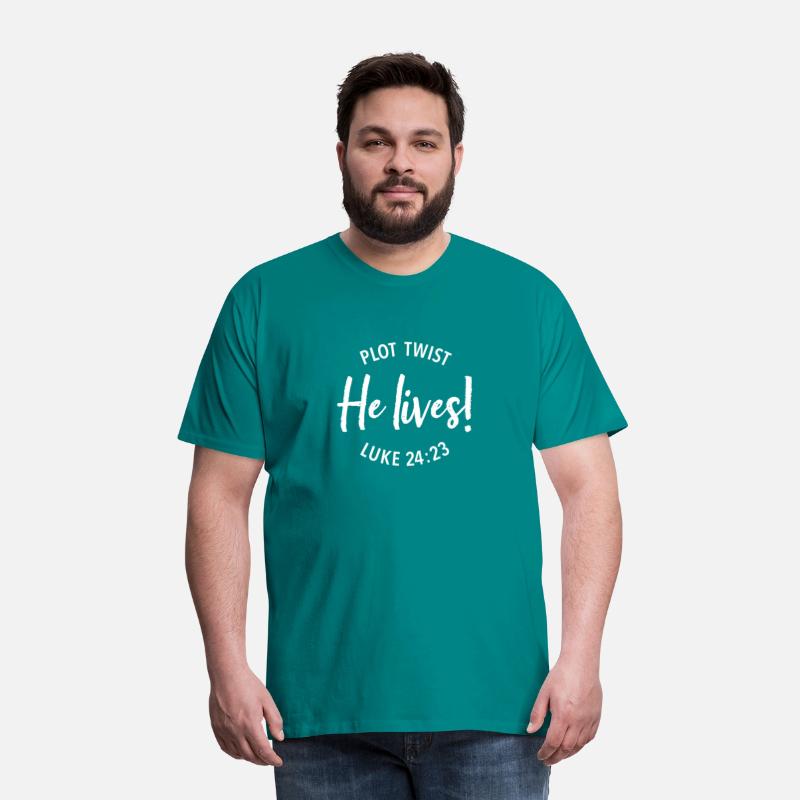 Plot Twist He Lives Easter Sunday Bible Verse Circ