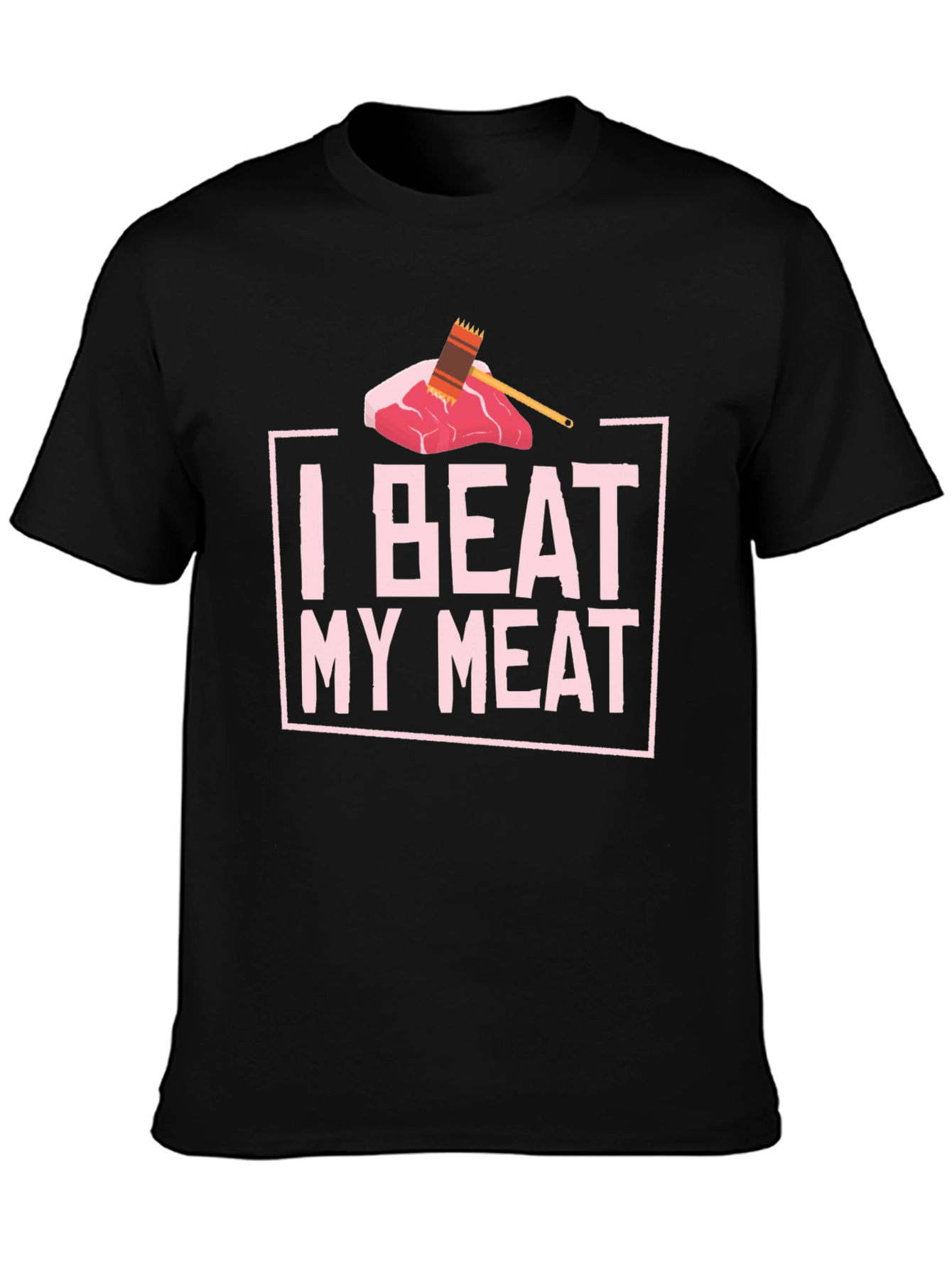 I Beat My Meat Funny BBQ T-Shirt