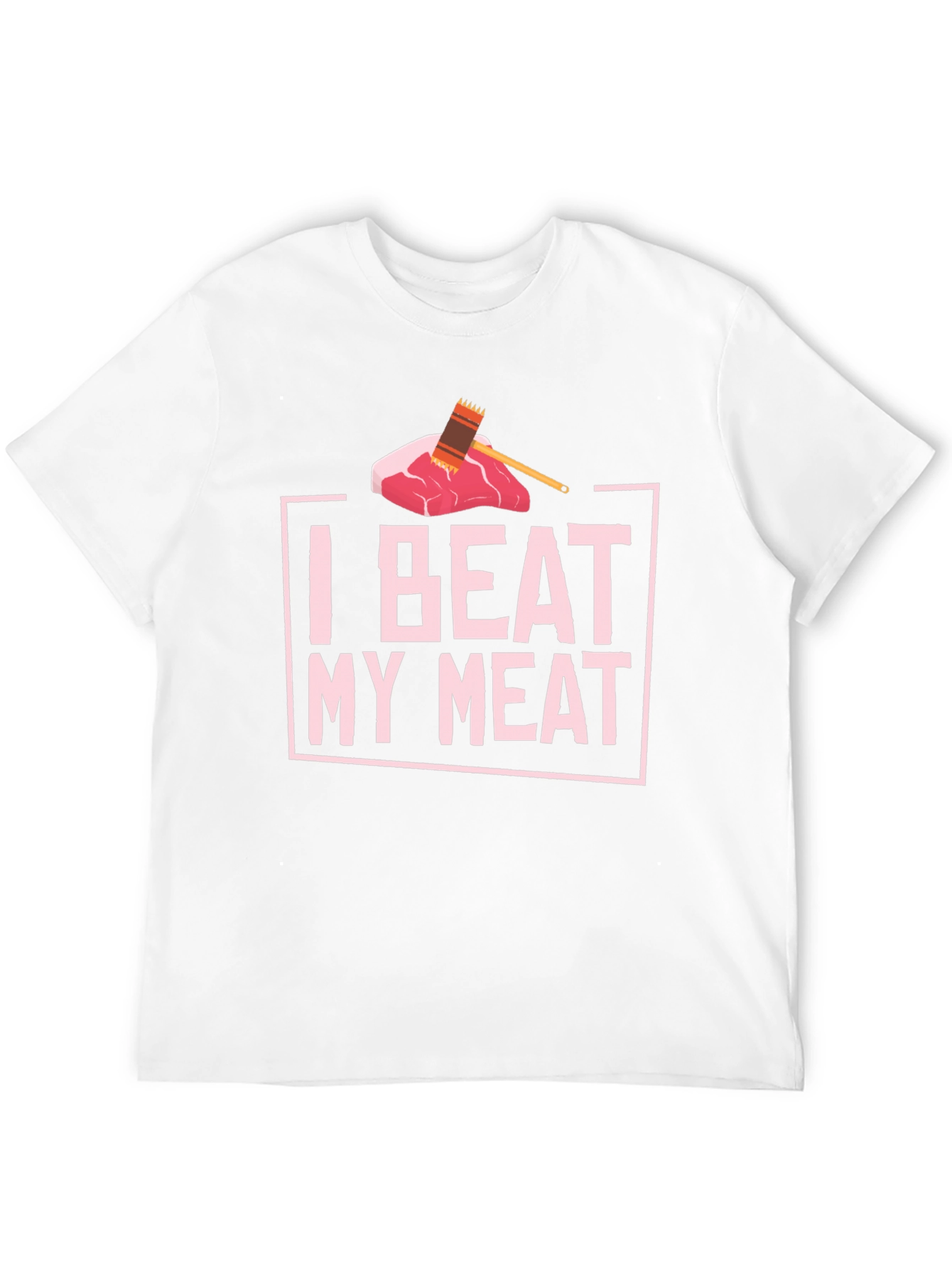 I Beat My Meat Funny BBQ T-Shirt