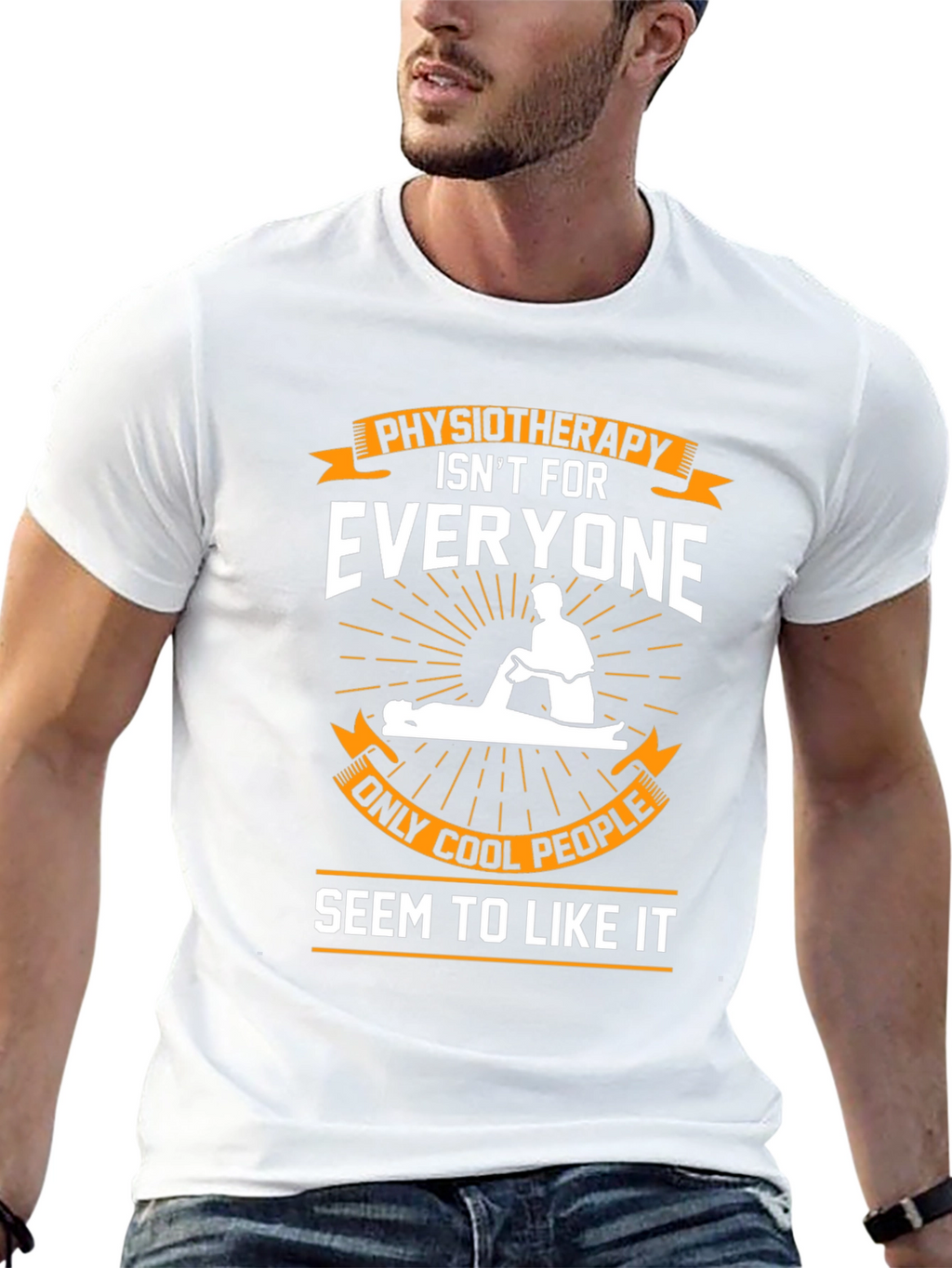 Physiotherapy Cool People Black T-Shirt