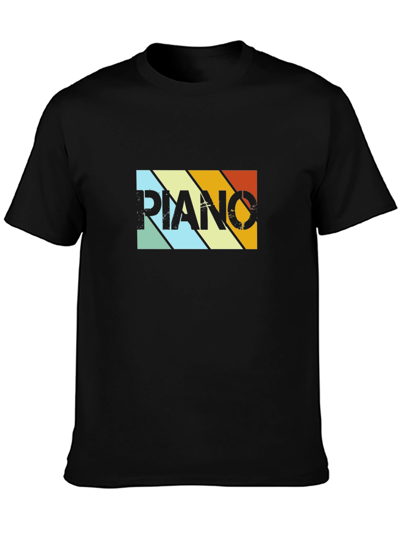 Retro Piano T-Shirt - Vintage Music Lover Tee