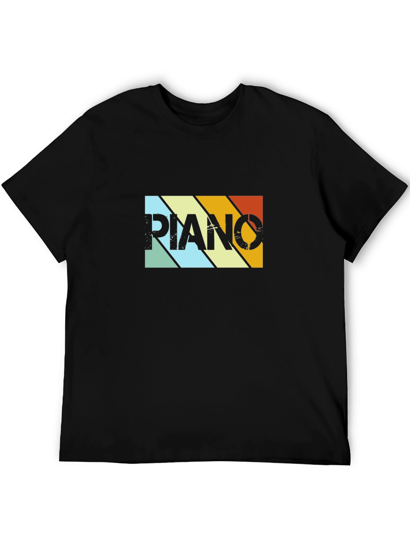 Retro Piano T-Shirt - Vintage Music Lover Tee