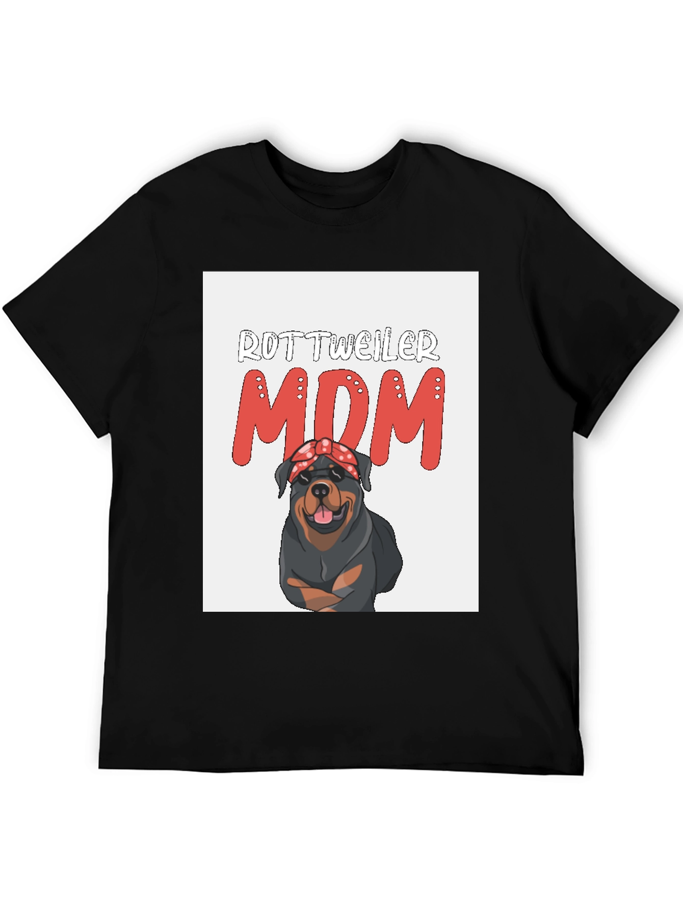 Rottweiler Mom Graphic Tee - Dog Lovers Gift