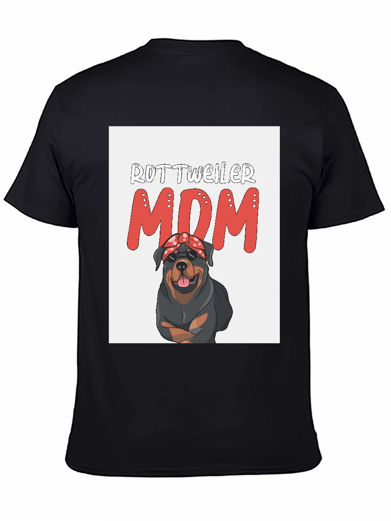 Rottweiler Mom Graphic Tee - Dog Lovers Gift
