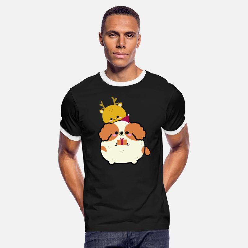 Poodle and reindeer join Christmas party