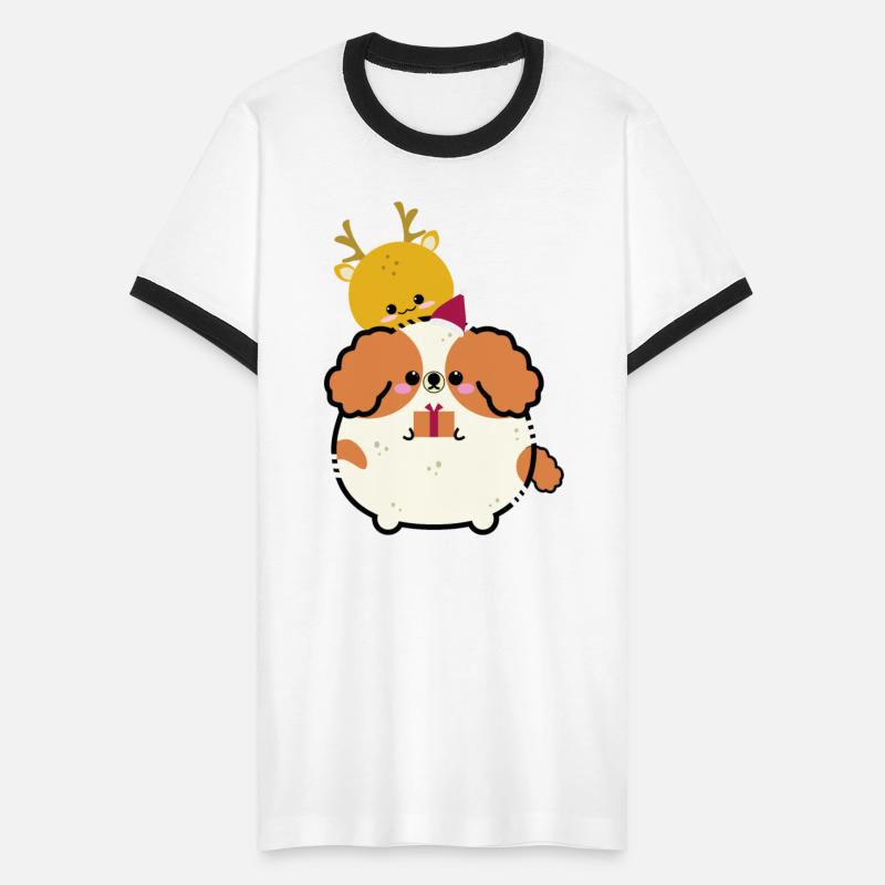 Poodle and reindeer join Christmas party