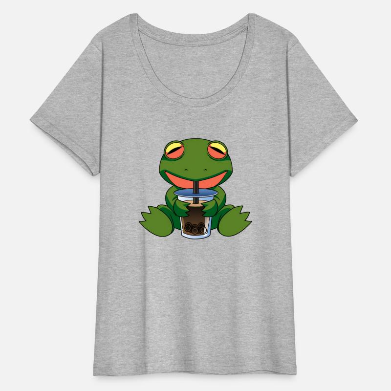 Powered By Boba Drink Frog Love Boba Bubble Tea