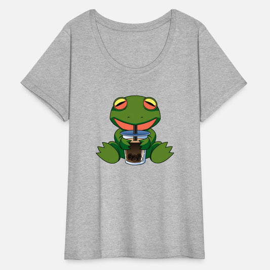 Powered By Boba Drink Frog Love Boba Bubble Tea