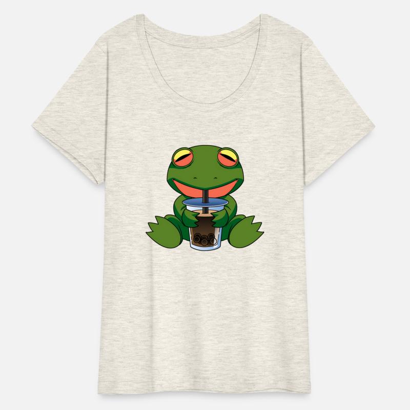 Powered By Boba Drink Frog Love Boba Bubble Tea