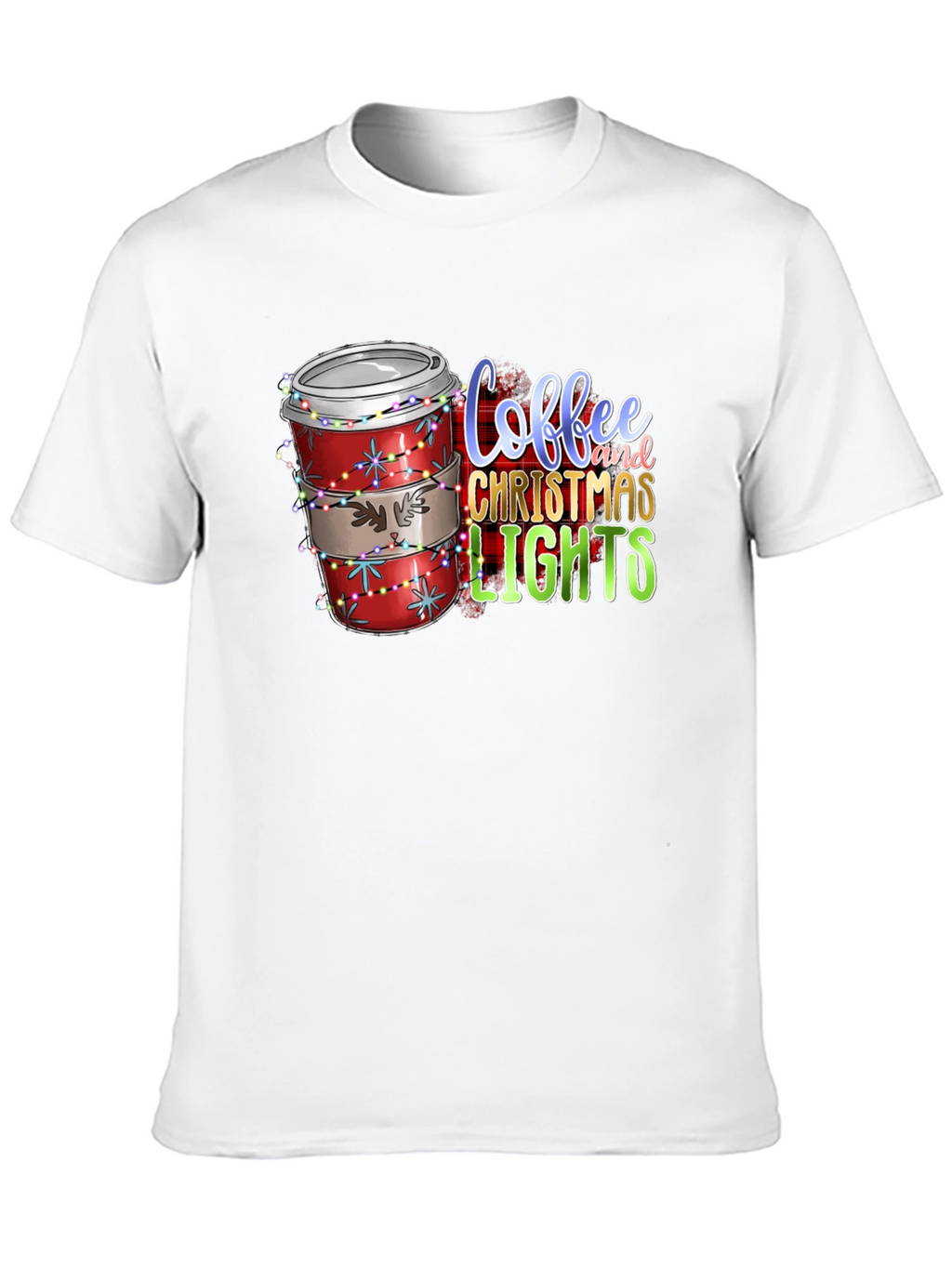 Coffee and Christmas Lights T-Shirt