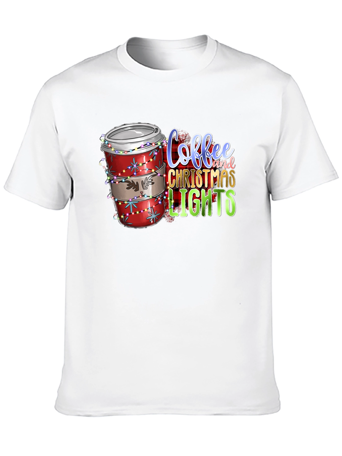 Coffee and Christmas Lights T-Shirt