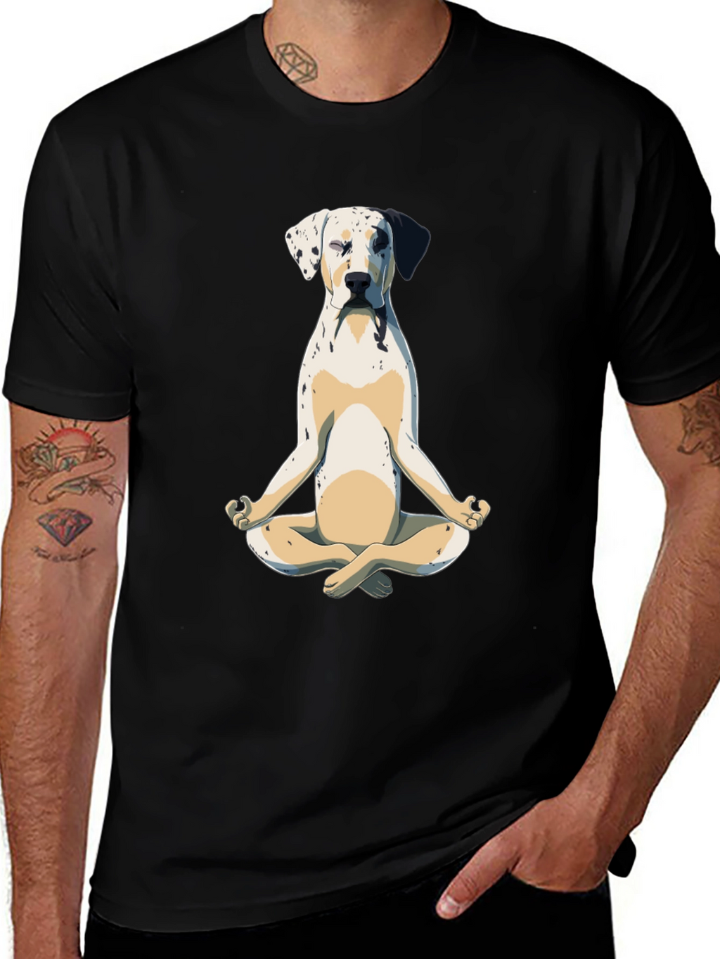 Yoga Dog T-Shirt - Relaxed Canine Tee