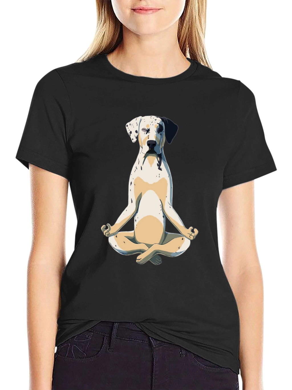 Yoga Dog T-Shirt - Relaxed Canine Tee